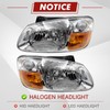 YOOCOO Headlight Assembly Compatible with 2007 2008 2009 Kia Spectra