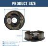 JDMSPEED 2Pcs 10" x 2-1/4" Electric Trailer Brake Assemblies for