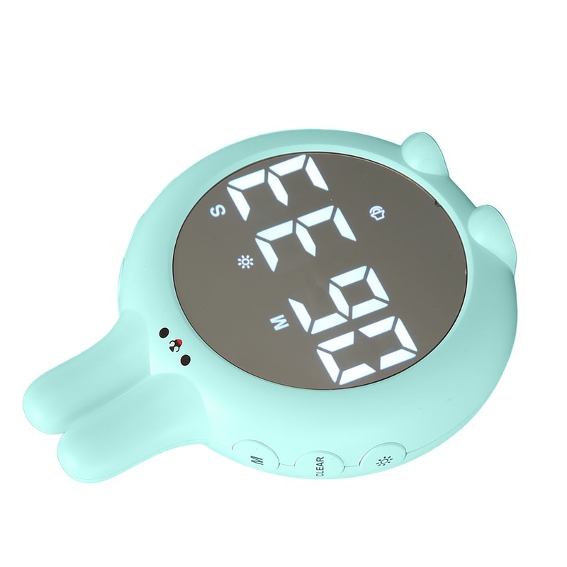 Kids Timer Night Light Cute Cartoon Rabbit Digital Countdown Timer