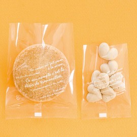 Heads BKF-OG7 Clear Bags - 7 (100 Sheets), Clear, W2.8 x H4.1 inches (70 x 105 mm), Set of 100