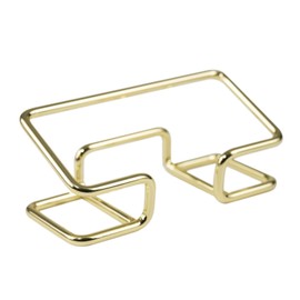Desktop Business Card Holder, Metal Business Card Holder Display, Business Card Stands for Desk, 1 Pack, Gold