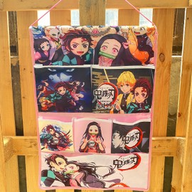 Kerr's Choice Wall Door Slayer Room Decor Hanging Storage Wall Decor Cute Wall Bag Cute Nursery Room Decor Room Storage Gift for Girls Women