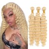 Leruikair Human Hair Bundles 26 28 30 Inch Deep Wave