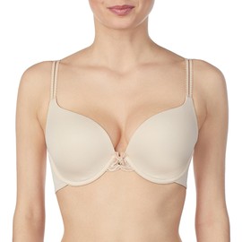 Le Mystere Women's Sophia Lace T-Back Bra, Almond, 32F