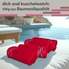 Lashuma Küchentücher Frottee Rot, Lugano 4er Set Kinderhandtücher 30x50 cm