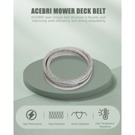 ACEBRI GX20072 for John Deere 42 Inch Deck Drive Belt GY20570 Drive Belt for John Deere L110 Fit Models L 100 105 107 110 118 LA 100 105 110 115 120 Drive Belt