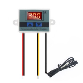 Yetaida Thermostat, LED Digital Thermostat, Temperature Controller Moudle, Thermostat Switch with Waterproof Probe, Suitable for Temperature Control Protection (220V)