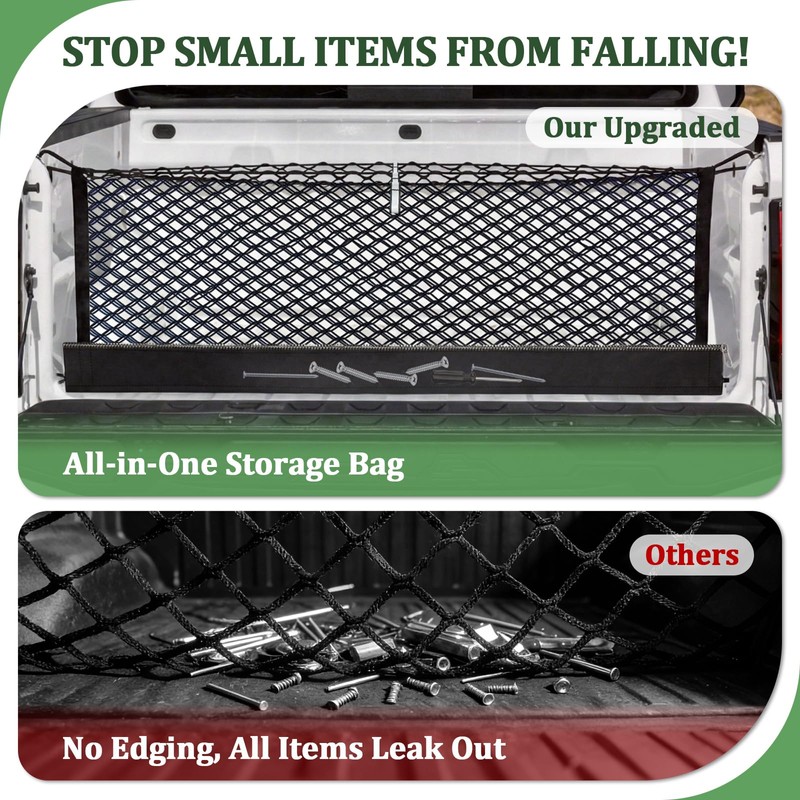 3-Layer Cargo Net for GMC Sierra 1500 / 2500HD /