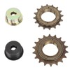 2PCS Freewheel Left Drive Adapter Set Iron 16T 18T Bike