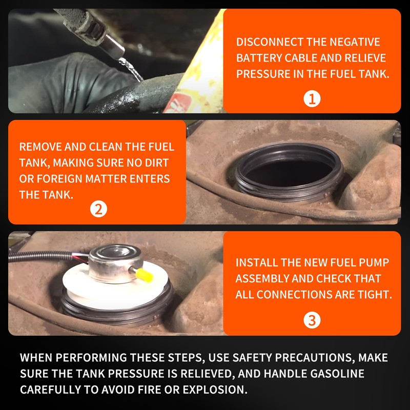 Edicapo Fuel Pump Assembly Compatible with Jeep Wrangler YJ 1991