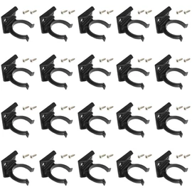 x20 Kitchen Kick Board Plinth Clips & Bracket Fits 30-31mm Diameter + 40 Screws