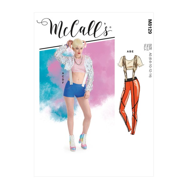 McCall's M8129E5 Misses Costume, E5 (14-16-18-20-22)