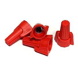 Paladin Winged Wire Connectors, Twist-On Screw On Type Connectors, Heavy Duty for Connecting Electrical Wiring, Easy Twist-On Ribbed Cap, UL Listed 500 Pieces (Red)