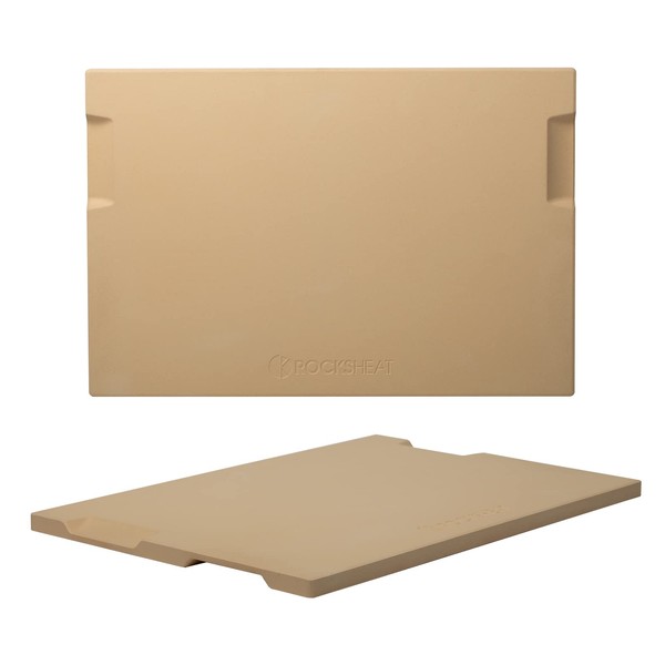 ROCKSHEAT Large Pizza Stone, 20"x13.5" Rectangular Pizza Stone for Oven