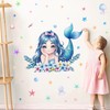 ANHUIB Mermaid Wall Sticker Decoration