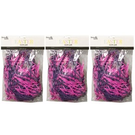 Brite Star Easter Paper Grass, 1.25 oz, Mixed Pink/Purple, 3 Pieces