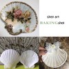 SEAJIAYI Scallop Shells for Serving Food,Baking Shells Large Natural White