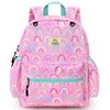 STEAMEDBUN Kids Backpack for Girls 5-8, Rainbow Girls Backpacks, Kindergarten