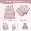 13L Mini Backpack Lightweight Nylon Daypack for Women, Small City