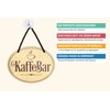 schilderkreis24 Tin Sign Funny Coffee Saying "KaffeBar" Decorative Gift Idea