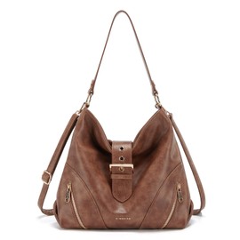 Missnine Hobo Bags for Women Vegan Leather Shoulder Tote Purses and Handbags Large Trendy Crossbody Bag