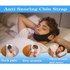2PCS Chin Strap for Sleeping, Skin-Friendly Airflow Jaw Strap, Premium