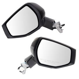 TRQ Driver & Passenger Side Mirror Set without Heat Compatible with 2023 Kia Sportage KI1320293 KI1321293