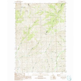YellowMaps Trail Creek ID topo map, 1:24000 Scale, 7.5 X 7.5 Minute, Historical, 1991, Updated 1991, 26.8 x 22 in - Polypropylene
