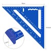Carpenter Measuring Square Metric Imperial 7 Inches,Aluminum Alloy,90 Degree Thickened