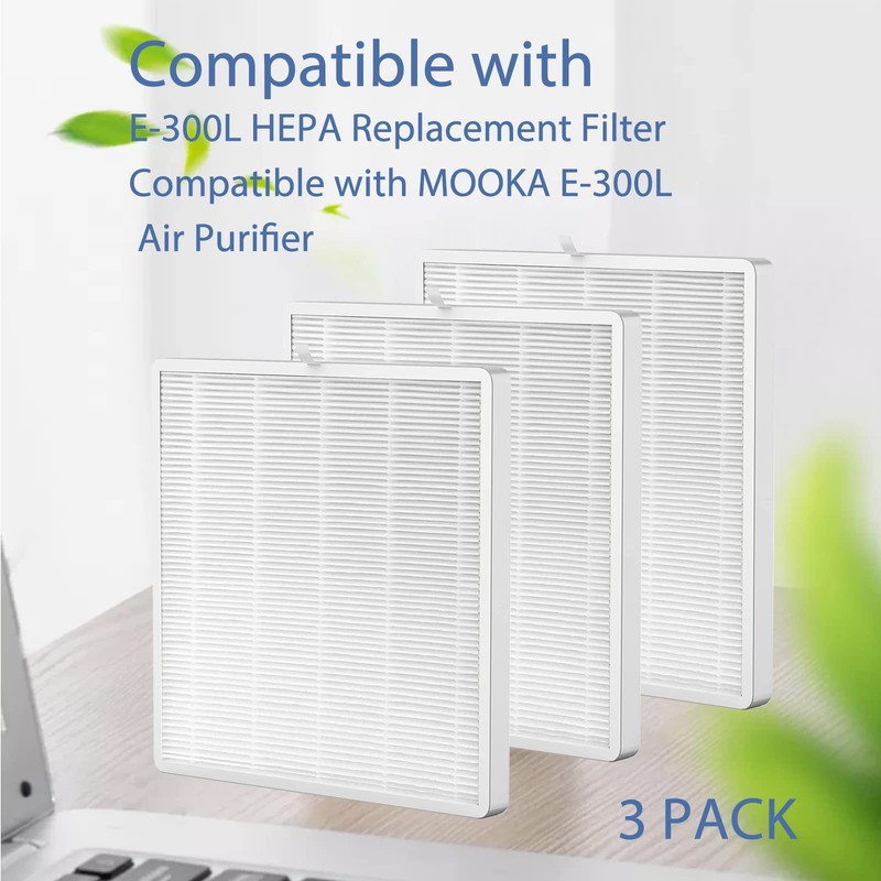 Ontheone E-300L True HEPA Replacement Filter Compatible with MOOKA and