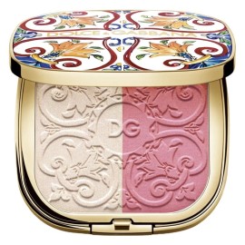 Dolce&Gabbana Dolce & Gabbana Illuminating Powder Duo Blush Solar Glow 1 Sweet Pink New In Box