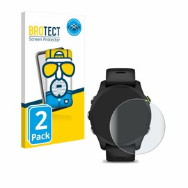 brotect 3D Curved Screen Protector Matte compatible with Garmin Forerunner 255/255 Music (2 Pack) - Full Screen Coverage