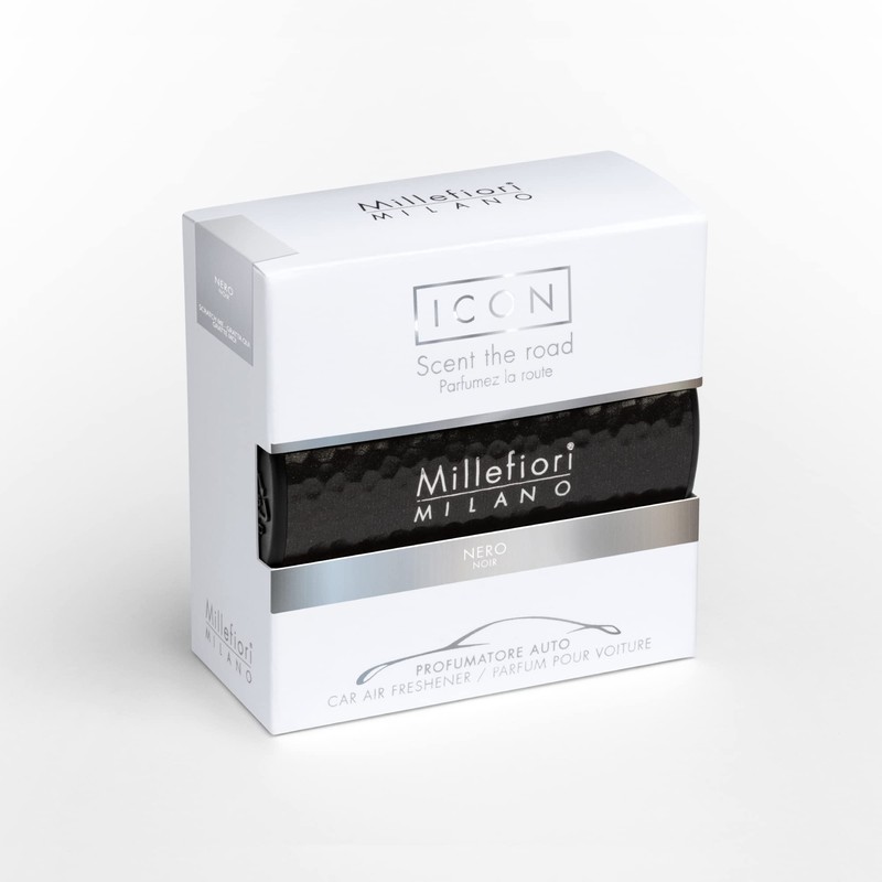 Millefiori 7010-17CAR-C-43 Nero Car Air Freshener (ICON) [METAL]