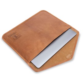 Berliner Bags Vintage Leather Laptop Case, 13 Inch Notebook Protective Case Computer Sleeve - Brown