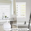 Zebra Blinds for Windows, White, 36 in (W) x 72