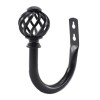 Ulifestar 2 Pack Curtain Holdbacks,U Shaped Wall Mounted Curtain Tieback