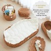 BEBE BASK Premium Baby Diaper Caddy Organizer - Handmade &