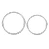 DOITOOL 2pcs Bezel for Watch Watch Case Upgrade Stylish Accessory