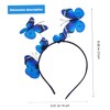 FOMIYES 11pcs Butterfly Hairband Hairpin Headpiece Glitter Rave Accessories Comfortable