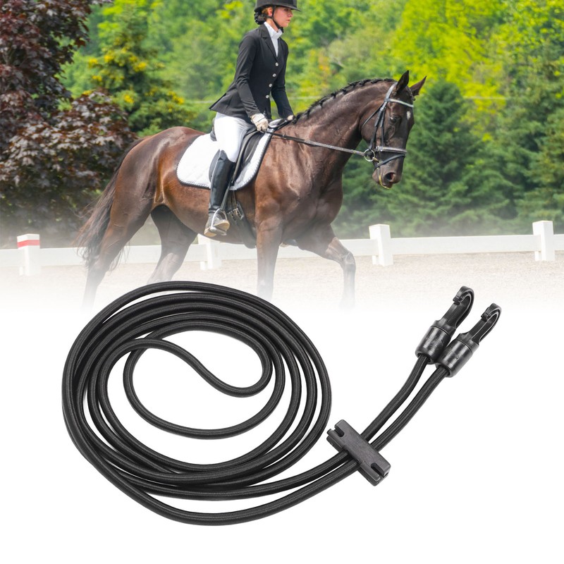 Horse Side Reins Horse Reins Elastic Neck Stretcher Adjustable Training