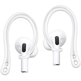 A-Focus Ear Hooks for AirPods Pro Wingtip Earphone Drop Prevention Hook Earpiece Pro Only, No Disturbing Sensor Hook, White