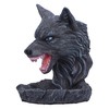 Nemesis Now Dark Wolf Backflow Incense Burner 11.5cm, Resin, Black
