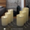 Softflame Flameless Candle - 6 x 8 Ivory - Flickering