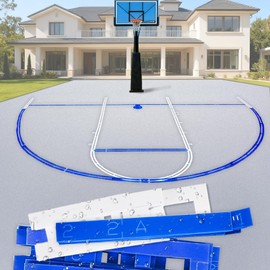 Basketball Court Stencil Kit for Concrete,Basketball Court Marking Kit