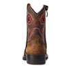ARIAT Boys' Rough Stock Western Boot Square Toe Brown 6