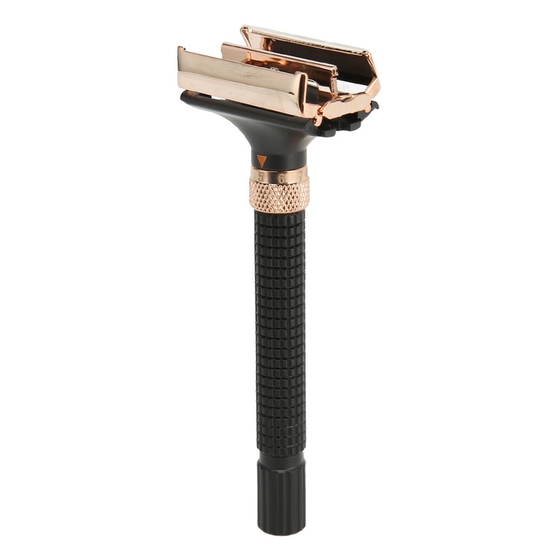 Shaving Handle Metal Safety Double Edge Reusable Shaving Long Handle