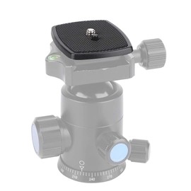 Tripod Quick Release Plate, Camera Tripod Mount 35mm, Mini Portable Quick Release Plate Mount Board with 1/4 Screw for Yunteng VCT668 ST666 690 for Weifeng (35 * 35mm)