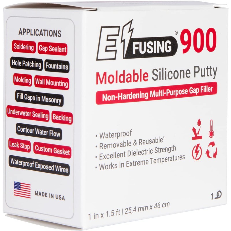 900 Moldable Silicone Putty - White