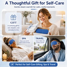 Steam Eye Mask, Unscented Self Heating Eye Masks, Disposable Warm Eye Mask