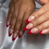 MAGIC ARMOR Pack of 120 Round Almond Nail Tips, Artificial
